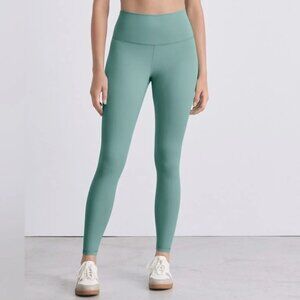 Everlane The Perform 24/7 High Rise Legging Ankle 25" Inseam Green XXS